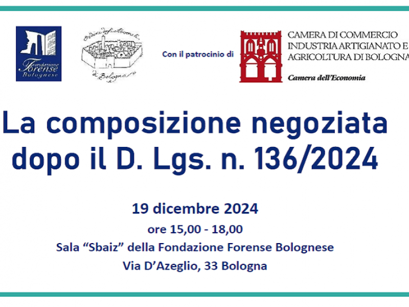 LA COMPOSIZIONE NEGOZIATA DELLA CRISI DI IMPRESA