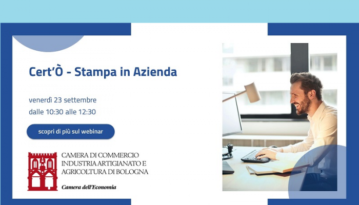 I CERTIFICATI DI ORIGINE SI STAMPANO IN AZIENDA