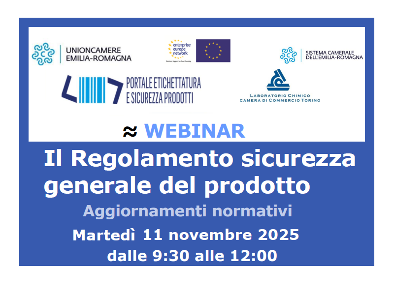 GLI AGGIORNAMENTI SUL REGOLAMENTO SICUREZZA GENERALE DEL PRODOTTO