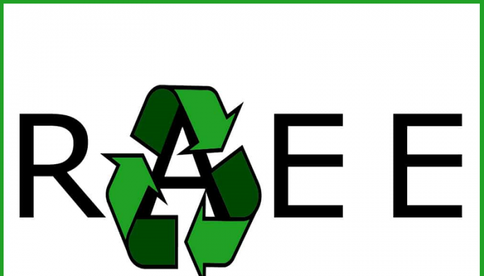 Appuntamento RAEE 6 luglio 2022 - logo raee