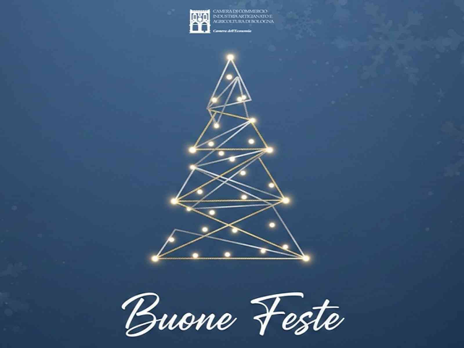 Buone Feste dalla Camera di commercio di Bologna - albero di Natale