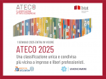 ATECO 2025, NUOVA CLASSIFICAZIONE DELLE ATTIVITÀ ECONOMICHE