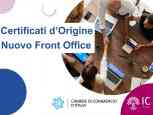 NUOVO FRONT-OFFICE PER I CERTIFICATI DI ORIGINE