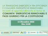 RISPARMIO ED EFFICIENZA CON LA TRANSIZIONE GREEN. COLLOQUI GRATUITI CON ESPERTI